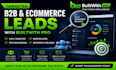 find high quality b2b ecommerce leads and technology stack data
