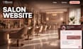 build salon or spa website with ai booking chatbot
