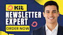 setup convertkit newsletter kit landing page convertkit email sequence kit exper