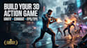 develop 3d unity action game, shooting game, unity fps game, 3d game development