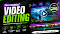 professionally edit your reels, shots, ads and promotional videos