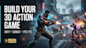 develop 3d action game, unity 3d game development, 3d fps game, 3d shooting game