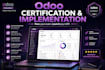 coach you for odoo certification and handle your odoo implementation