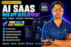 develop an ai saas web app for your businesses or startup