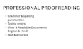 professionallly format, edit and type your word documents