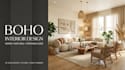 create a stylish boho interior design for your space