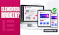 fix elementor responsive design, layout and mobile issues