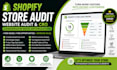do shopify store  audit website audit shopify cro conversion rate optimization