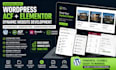 create wordpress acf elementor, acf custom post type, elementor dynamic content