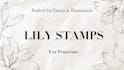 create lily procreate brush stamps for digital art