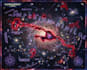 create detailed galaxy map, space map and fantasy world map