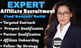 do affiliate link promotion and affiliate outreach to get more affiliate signup