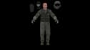 create y2k solider character, animation game, ps1,ps2,ps4,psx style,nintendo 3d