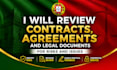 review contracts, agreements and legal documents for risks and issues