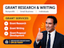 write and research grant proposals and grant applications