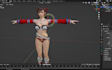 do mmd anime 3d character modeling koikatsu garrys pmx pmd rigging 3d model fix