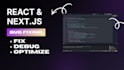 fix or upgrade react and next js apps