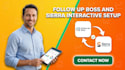 setup follow up boss and sierra interactive setup and CRM optimization