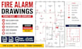 create fire alarm plans fire block plans permit drawings