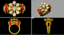 do high end luxury jewelry 3d cad model and ring design