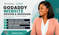 create godaddy website design godaddy website redesign godaddy airo