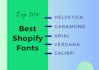 do shopify font installation shopify store expert