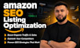 do amazon seo listing optimization to boost ranking and sales