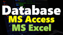 work on access or excel database and assignments