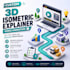 create a custom 3d isometric explainer video animation for your product
