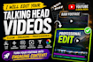 edit your youtube videos with you on camera