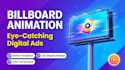 professional billboard animation for led screens, led wall , motion graphics