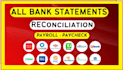reconcile bank statement PDF to editable format
