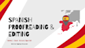 proofread and correct your spanish text