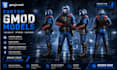 ceate custom sfm models, gmod playermodels and tf2 models
