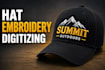 give professional hat and tshirt embroidery digitizing services