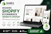 build a clean shopify website with UI UX design