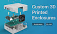 design 3d printable pcb enclosure waterproof housing snap fit casing for devices