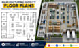 design manufacturing facility floor plans, production storage, cad drawings