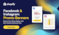 design high converting shopify banners and social media graphics