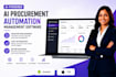 develop ai procurement automation management software