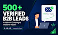 setup cold email outreach with verified b2b leads