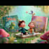 create print ready childrens book illustrations