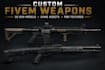 3d gun model, 3d weapon model, fiverm gun, 3d game assets and game props