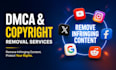 provide dmca takedown and copyright infringement removal services