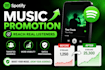 do spotify track and ablum promotion, spotify music promotion