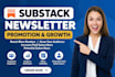 promote your substack newsletter to increase readers and paid subscribers