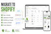 migrate neto lightspeed shift4shop or gambio to shopify store product migration
