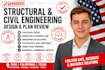 review architectural drawing, permit drawing engineer ohio stamp, ca, az, tx, co