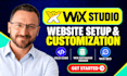 setup and custom wix studio website, velo code, wix database design and wix seo