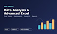 data analysis and dashboards in advanced excel and power bi